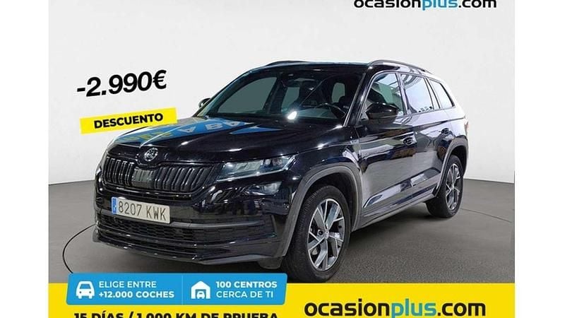 Negro Usado 2019 Skoda Kodiaq SportLine SUV | 19.991 € (Super precio) - Imagen 1/3