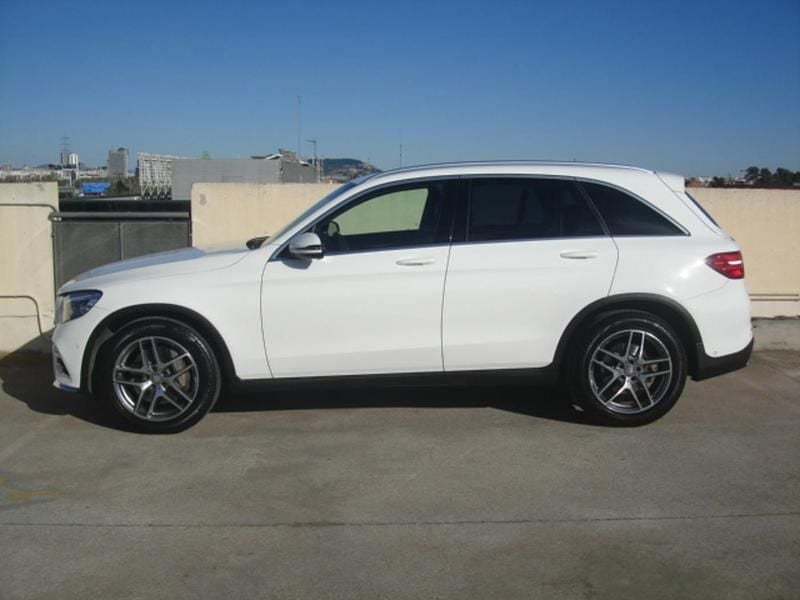 Usado Mercedes GLC220 AMG line 170 CV (125 kW) 2015 Blanco SUV