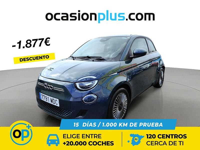 Usado Fiat 500e Icon 86 kW (118 CV) 2022 Azul Utilitario