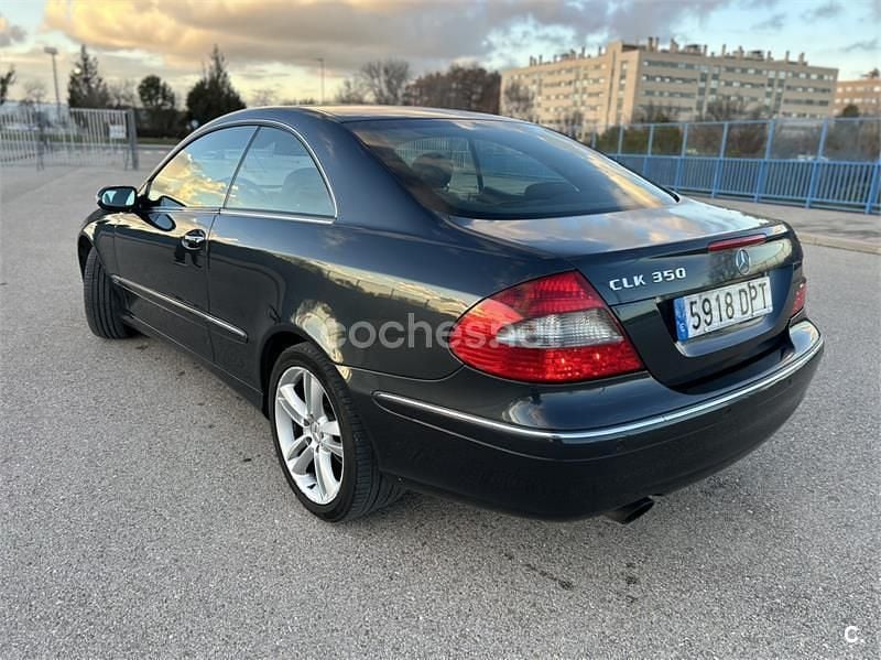 Gris / plata Usado 2005 Mercedes CLK350 Avantgarde Coupe | 7490 € (Precio justo) - Imagen 1/4