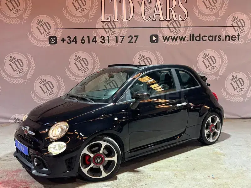 Usado Abarth 500C 145 CV (106 kW) 2017 Negro Descapotable