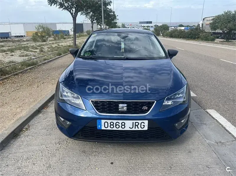 Usado Seat Leon Style 150 CV (110 kW) 2016 Azul Berlina