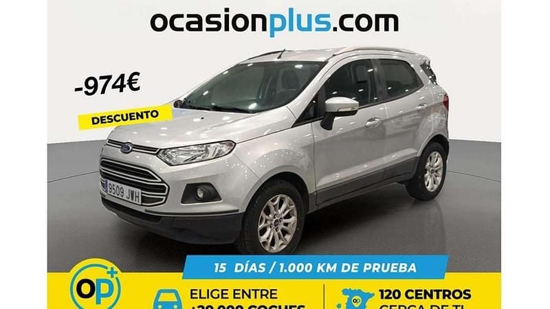 Usado Ford Ecosport Trend 125 CV (91 kW) 2017 Plateado SUV