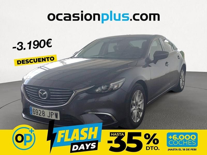 Usado Mazda 6 Style+ 150 CV (110 kW) 2016 Gris Berlina