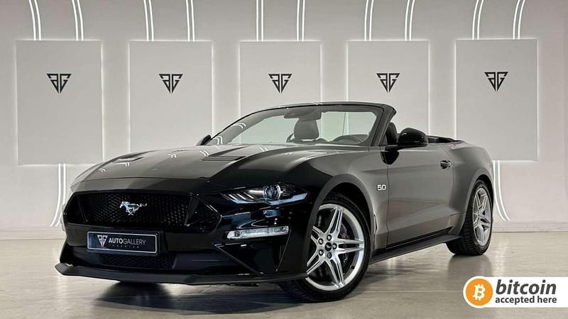 Negro Usado 2018 Ford Mustang GT Convertible Descapotable | 38.500 € (Precio justo) - Imagen 1/4