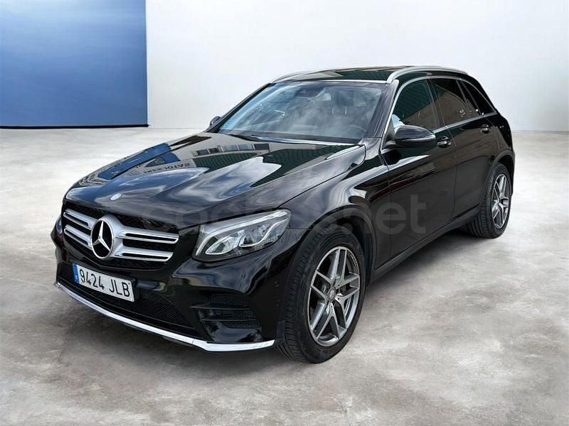 Usado Mercedes GLC220 170 CV (125 kW) 2016 Negro SUV