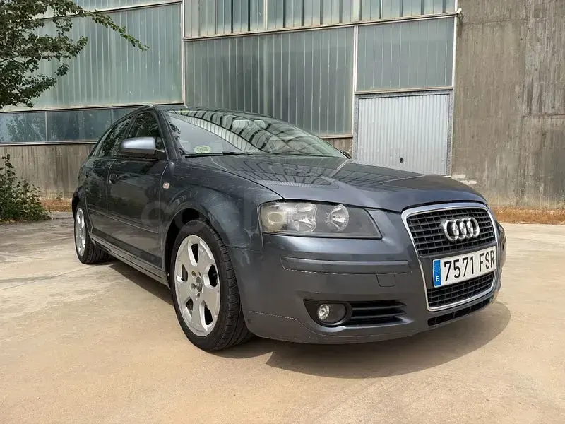 Usado Audi A3 Ambition 105 CV (77 kW) 2007 Gris / plata Utilitario