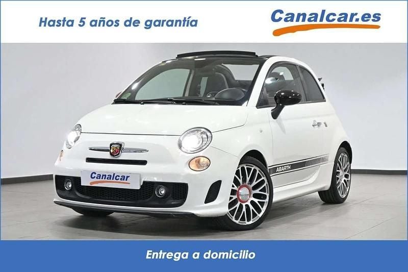 Blanco Usado 2015 Abarth 500C Descapotable | 14.343 € (Precio justo) - Imagen 1/4