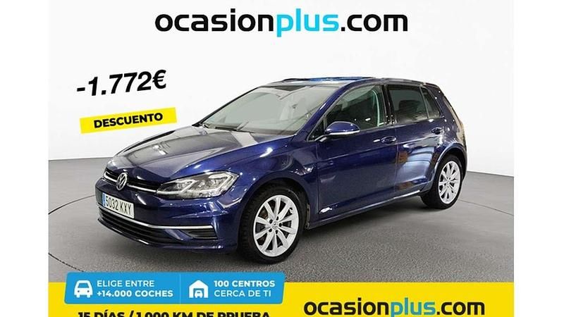 Azul Usado 2019 VW Golf VII Advance Utilitario | 12.910 € (Buen precio) - Imagen 1/4