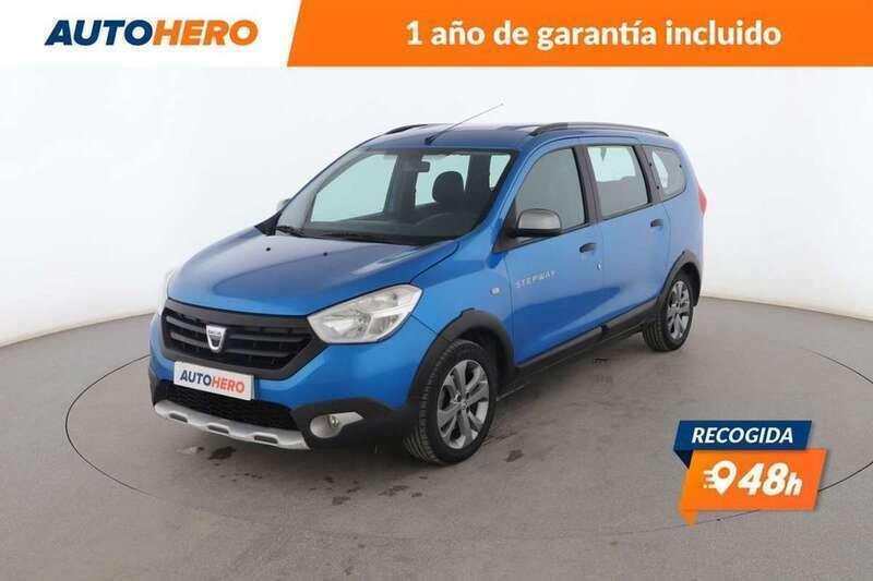 Azul Usado 2015 Dacia Lodgy Stepway Monovolumen | 10.499 € (Un poco caro) - Imagen 1/3