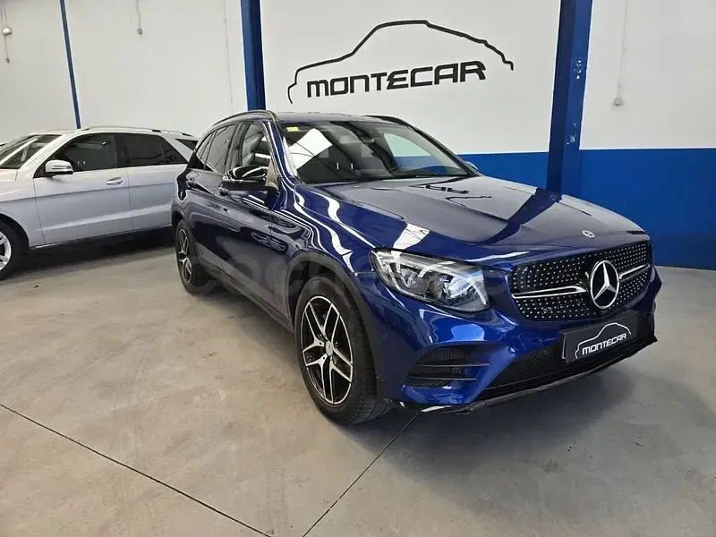 Usado Mercedes GLC250 204 CV (150 kW) 2018 Azul SUV