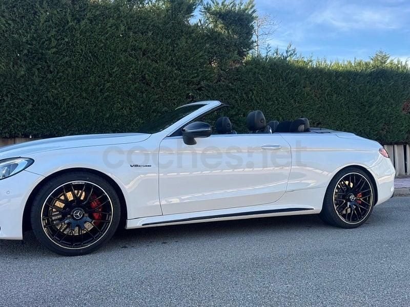 Usado Mercedes C63 AMG 476 CV (350 kW) 2016 Blanco Descapotable