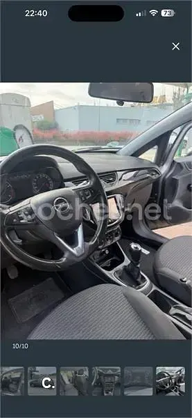 Usado Opel Corsa Selective 90 CV (66 kW) 2016 Gris / plata Utilitario