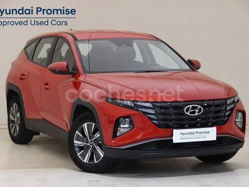 Granate Usado 2022 Hyundai Tucson SUV | 26.900 € (Un poco caro) - Imagen 1/4