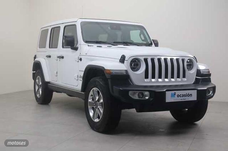Usado Jeep Wrangler Sahara 200 CV (147 kW) 2020 Blanco SUV