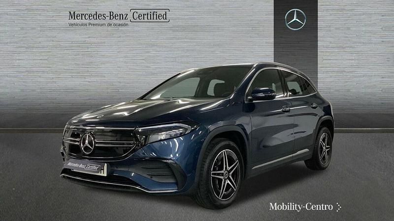 Denim blue metallic paint Usado 2021 Mercedes EQA250 AMG line SUV | 35.250 € (Un poco caro) - Imagen 1/4