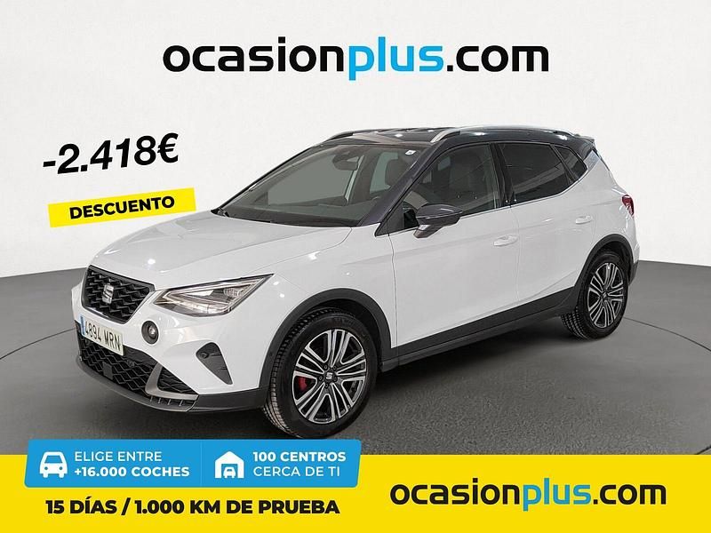 Blanco Usado 2024 Seat Arona FR SUV | 18.900 € (Precio justo) - Imagen 1/4
