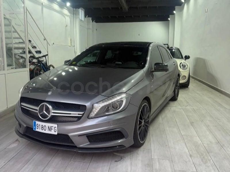 Usado Mercedes A45 AMG 381 CV (280 kW) 2015 Gris / plata Berlina
