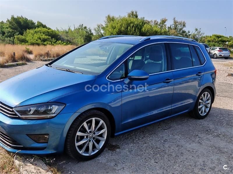 Usado VW Golf Sportsvan Sportline 150 CV (110 kW) 2015 Azul Monovolumen