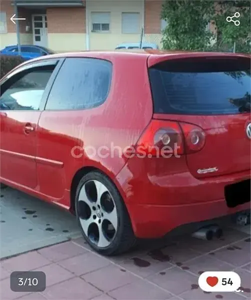 Usado VW Golf Cabriolet GTI 210 CV (154 kW) 2015 Rojo Descapotable