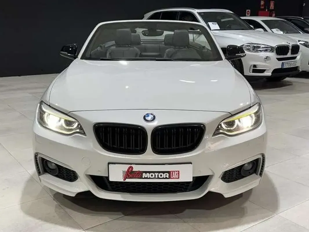 Usado BMW 220 Sport Line 190 CV (139 kW) 2015 Blanco Descapotable