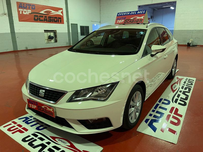 Blanco Usado 2020 Seat Leon Style Familiar | 11.499 € (Precio justo) - Imagen 1/4