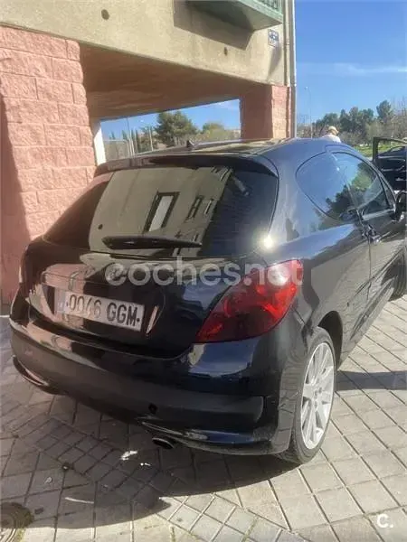 Usado Peugeot 207 Sport 110 CV (80 kW) 2008 Negro Berlina
