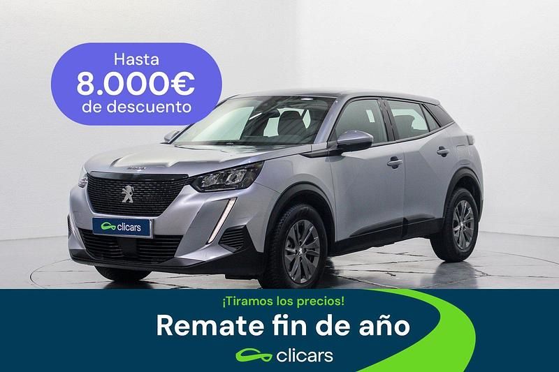 Gris Usado 2021 Peugeot 2008 Active SUV | 13.690 € (Precio justo) - Imagen 1/4