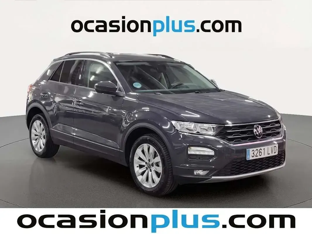 Usado VW T-Roc Advance 110 CV (80 kW) 2021 Gris SUV