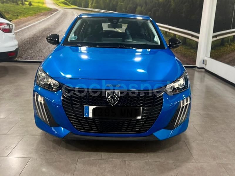 Usado Peugeot 208 Active 100 CV (73 kW) 2024 Azul Utilitario