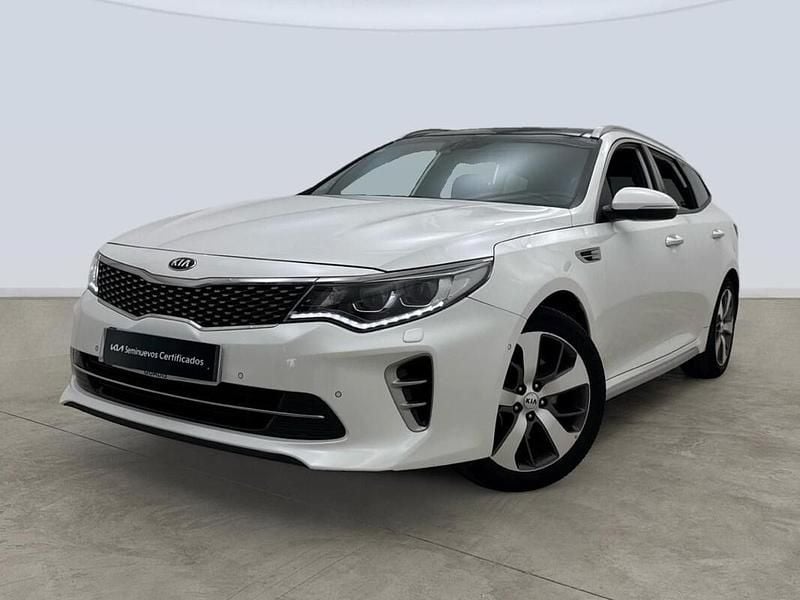 Blanco Usado 2016 Kia Optima GT-Line Familiar | 14.395 € (Super precio) - Imagen 1/4
