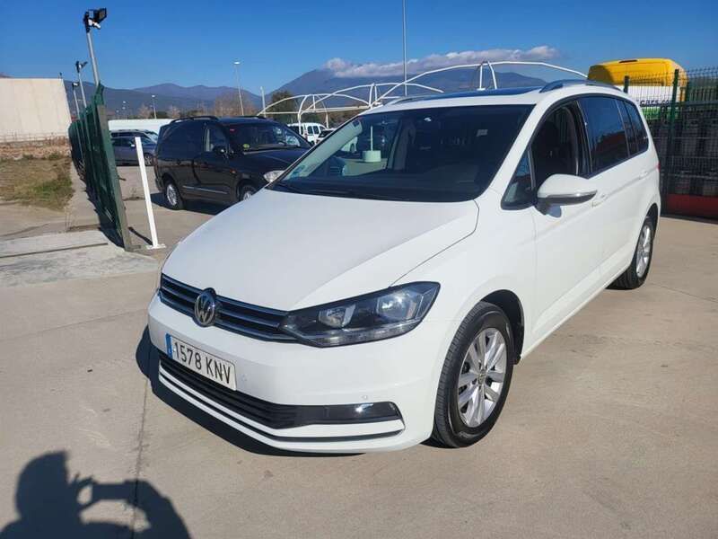 Blanco Usado 2018 VW Touran Advance Monovolumen | 19.490 € (Precio justo) - Imagen 1/4