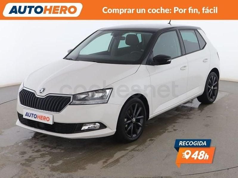 Usado Skoda Fabia Ambition 95 CV (69 kW) 2021 Blanco Berlina