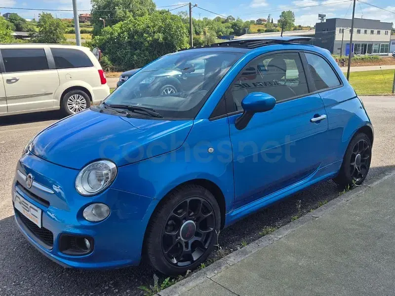 Usado Fiat 500S S 105 CV (77 kW) 2015 Azul Berlina