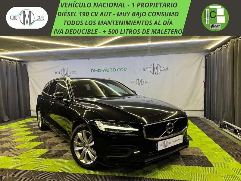 Negro Usado 2020 Volvo V60 Business Edition Familiar | 18.390 € (Precio justo) - Imagen 1/4