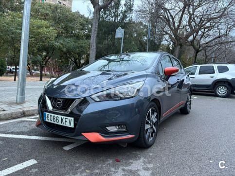 Gris / plata Usado 2017 Nissan Micra Berlina | 6500 € (Super precio) - Imagen 1/4