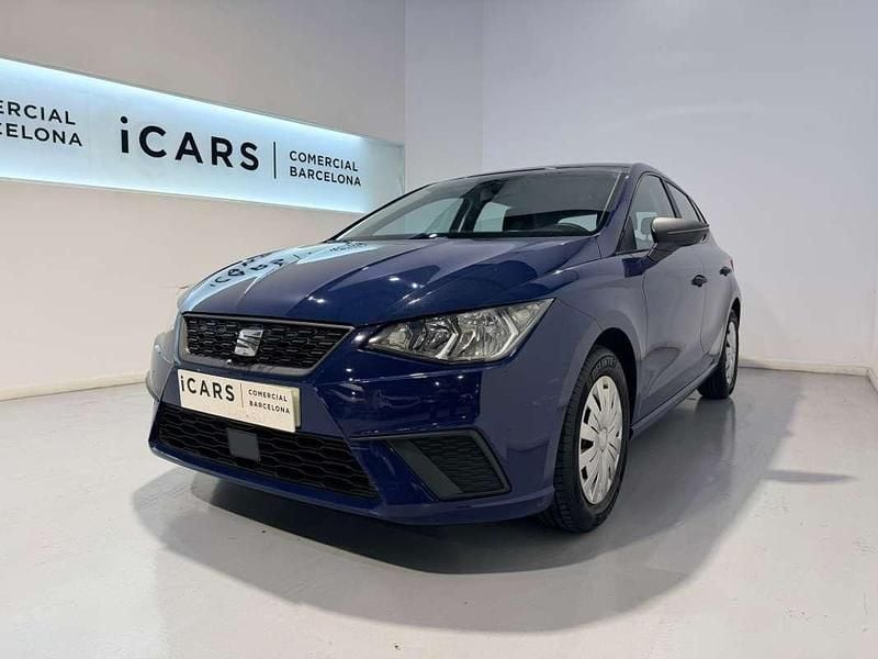 Usado Seat Ibiza Reference 75 CV (55 kW) 2018 Azul Utilitario