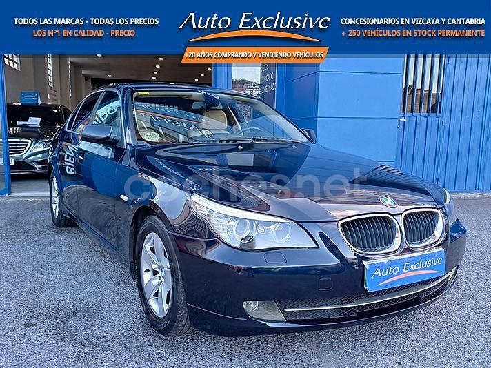 Azul Usado 2009 BMW 520 Exclusive Berlina | 6990 € (Precio justo) - Imagen 1/4