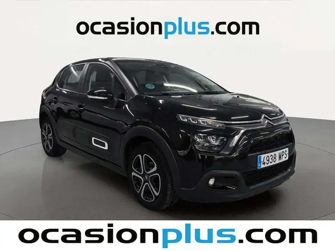 Usado Citroën C3 PureTech 82 CV (60 kW) 2024 Negro Utilitario