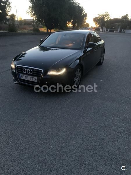 Usado Audi A4 143 CV (105 kW) 2009 Negro Berlina