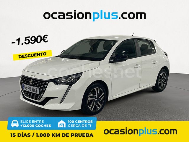 Blanco Usado 2023 Peugeot 208 Active Utilitario | 17.500 € (Caro) - Imagen 1/4
