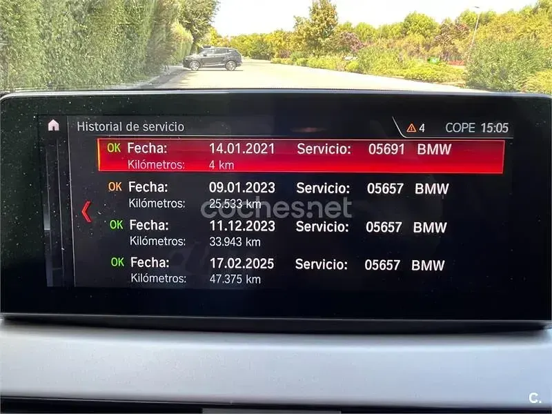 Usado BMW X1 220 CV (161 kW) 2021 Granate SUV