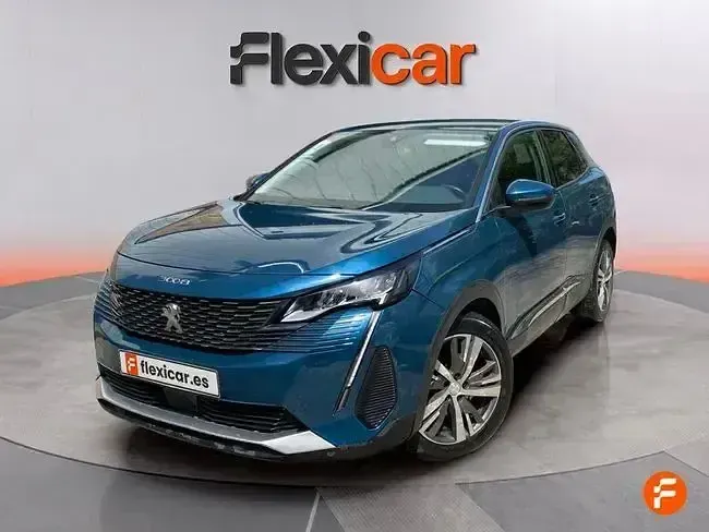Usado Peugeot 3008 Active 130 CV (95 kW) 2021 Azul SUV