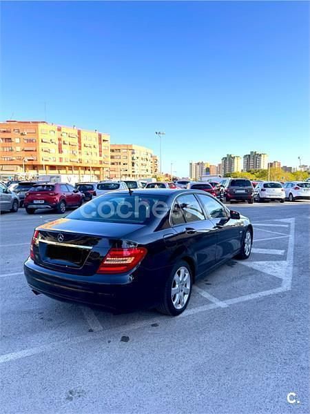 Negro Usado 2012 Mercedes C200 Avantgarde Familiar | 8250 € (Precio justo) - Imagen 1/4