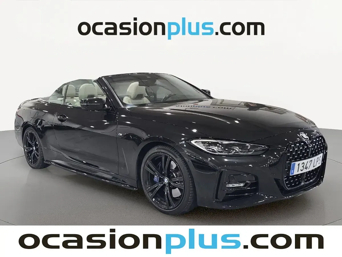 Usado BMW 420 184 CV (135 kW) 2021 Negro Descapotable