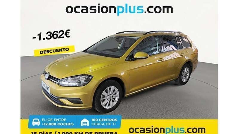Amarillo Usado 2018 VW Golf VII Business Familiar | 13.182 € (Buen precio) - Imagen 1/4