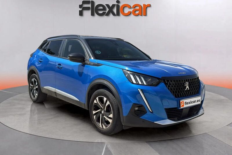 Azul Usado 2021 Peugeot 2008 GT SUV | 16.790 € (Precio justo) - Imagen 1/4