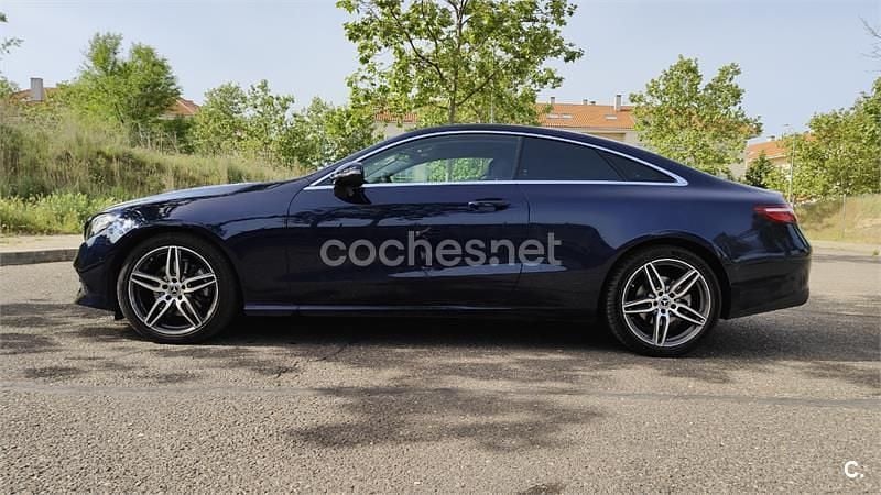 Usado Mercedes E200 184 CV (135 kW) 2017 Azul Coupe