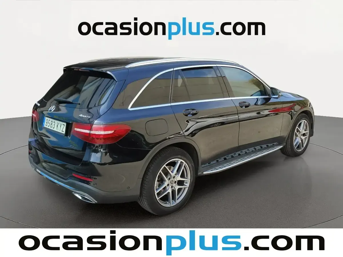 Usado Mercedes GLC250 204 CV (150 kW) 2019 Negro SUV