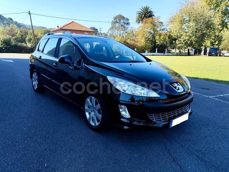 Negro Usado 2008 Peugeot 308 Sport Familiar | 3499 € (Buen precio) - Imagen 1/4